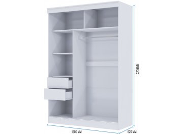 Шкаф-купе Танго-2 1,5 м