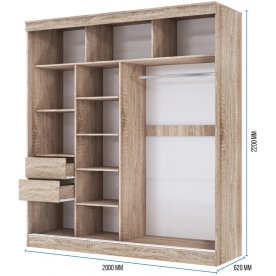 Шкаф-купе Танго-2 2 м