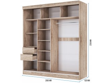 Шкаф-купе Танго-2 2 м