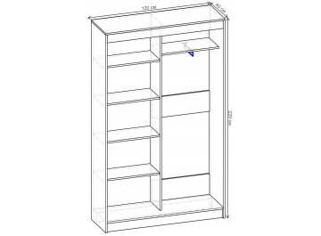 Шкаф-купе Стандарт 2 ШК.004.1200-08