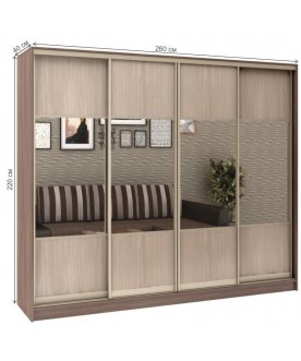 Шкаф-купе Стандарт Комбо 4.1 ШК.012.2600-19