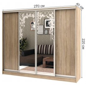 Шкаф-купе Стандарт Комбо 4.3 ШК.012.2700-08 / 18