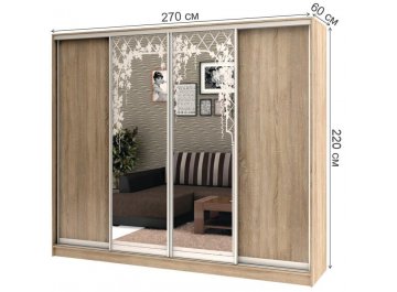 Шкаф-купе Стандарт Комбо 4.3 ШК.014.2700-08 / 18