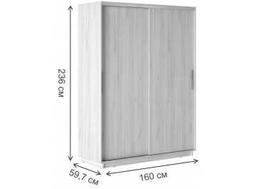 Шкаф-купе Уарас Стандарт 1600