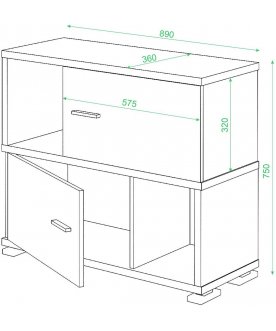 Стеллаж Эланта-30/2