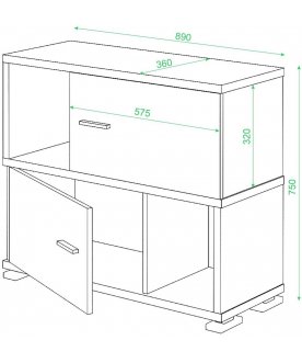 Стеллаж СБ-30.2