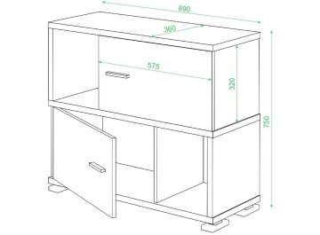 Стеллаж Эланта-30/2