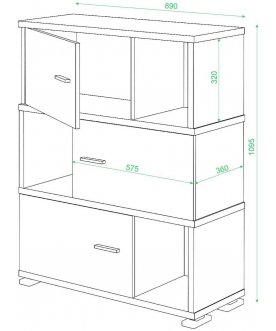 Стеллаж СБ-30.3