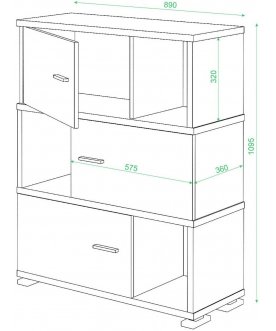Стеллаж СБ-30.3