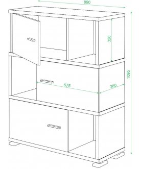 Стеллаж СБ-30.3
