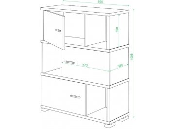 Стеллаж Эланта-30/3