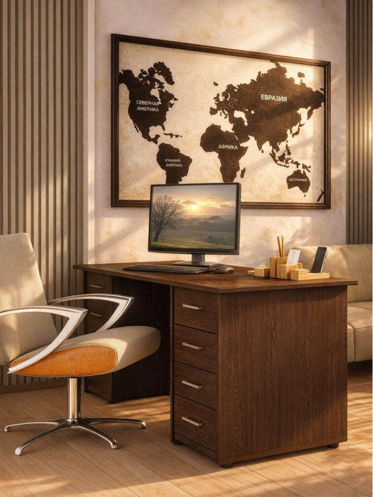 Стеллаж / Шкаф-пенал ОФ-301К венге открытый