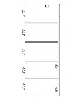Стеллаж Тизерия