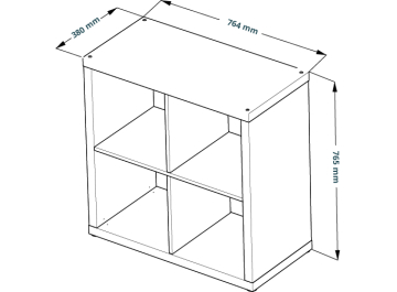 Стеллаж Фора 4