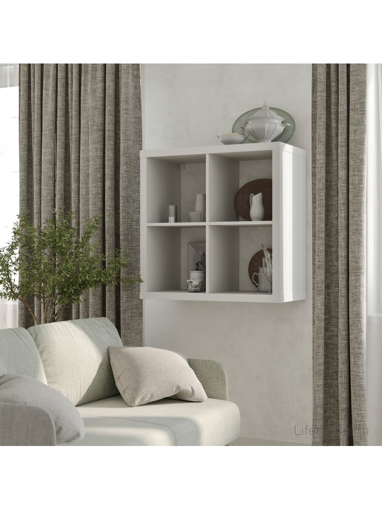 Стеллаж Фора 4 белый