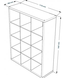Стеллаж Фора 12