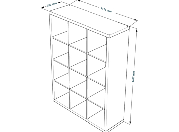 Стеллаж Фора 12