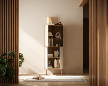 Стеллаж Алиса (Alice) ALC11 Бежевый