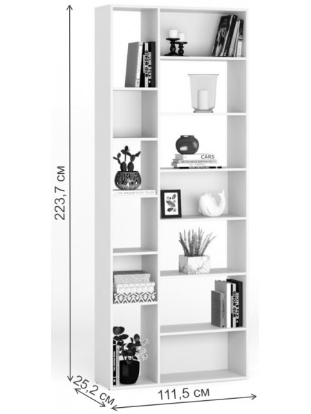 Стеллаж Алстар-12 МХ черный