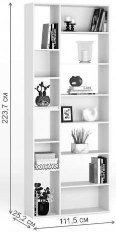 Стеллаж Алстар-12 МХ венге