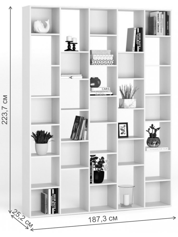 Стеллаж Алстар-15 МХ черный