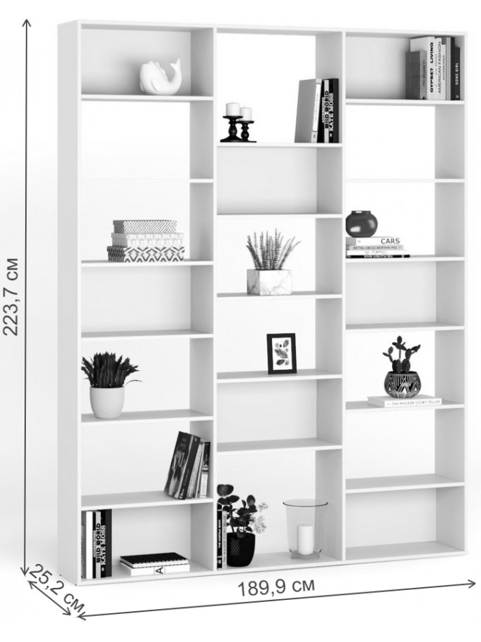 Стеллаж Алстар-16 МХ вишня