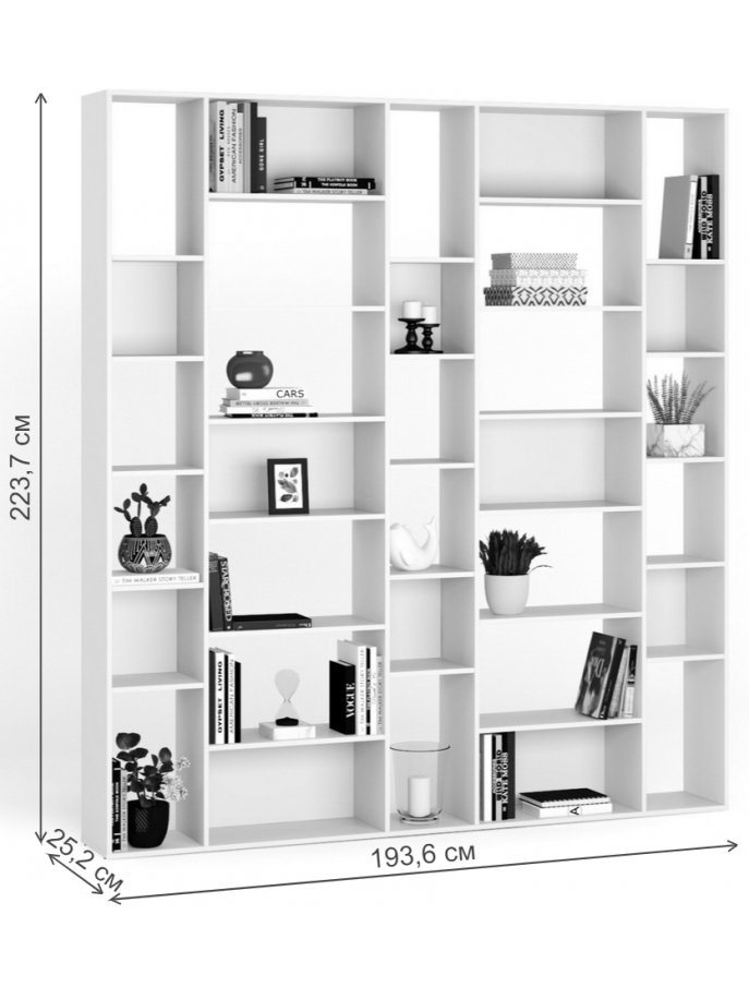 Стеллаж Алстар-17 вишня