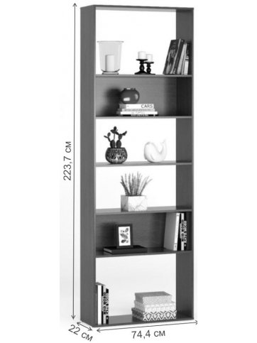 Стеллаж Алстар-1 черный