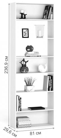 Стеллаж Алстар-21 МХ черный