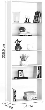 Стеллаж Алстар-21 ясень темный