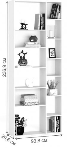 Стеллаж Алстар-22 вишня