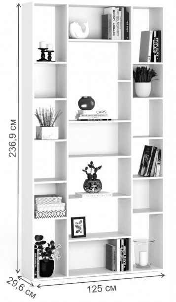 Стеллаж Алстар-23 дуб молочный