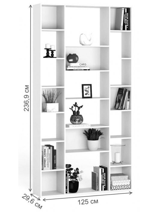 Стеллаж Алстар-23 МХ черный