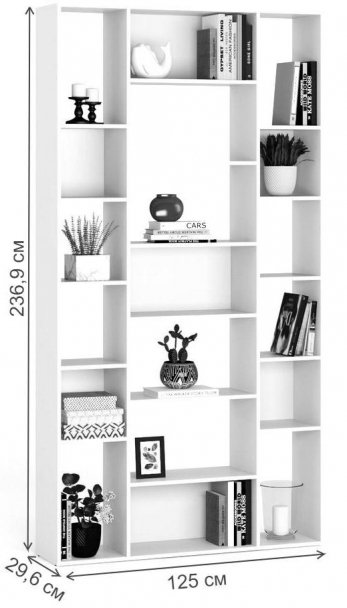 Стеллаж Алстар-23 ясень светлый