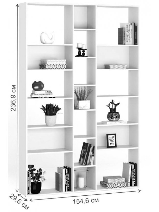 Стеллаж Алстар-24 черный