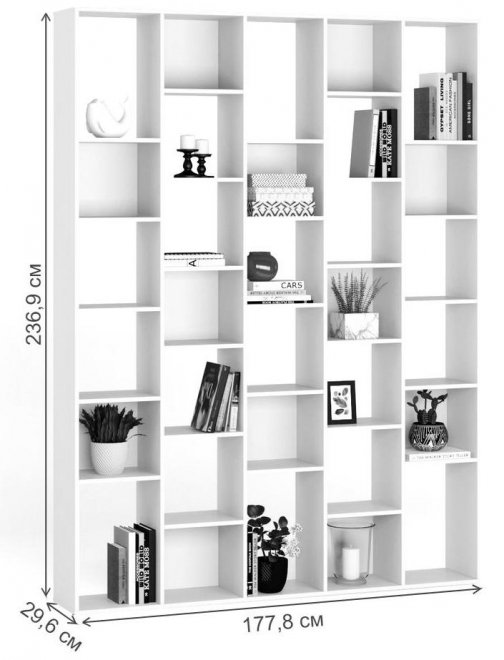 Стеллаж Алстар-25 черный