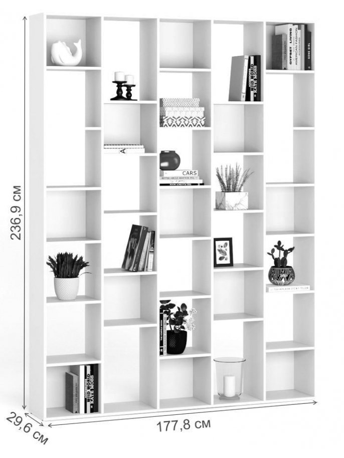 Стеллаж Алстар-25 МХ черный