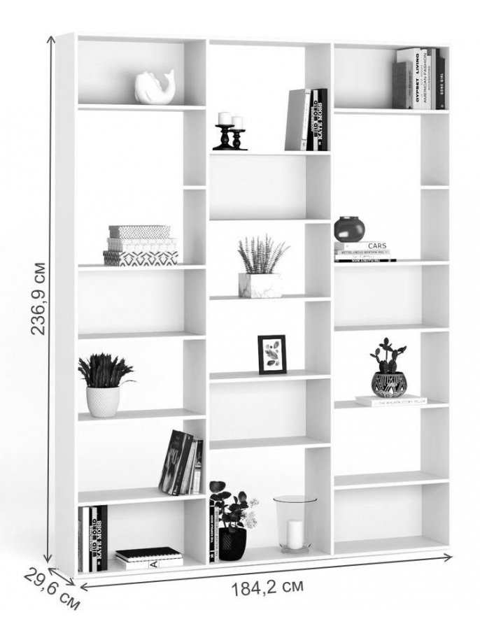 Стеллаж Алстар-26 МХ черный