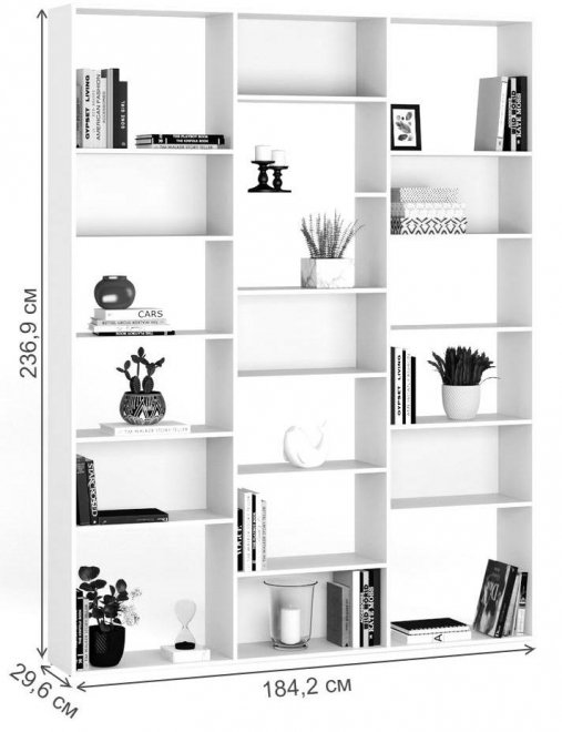 Стеллаж Алстар-26 вишня