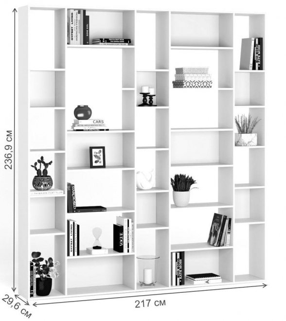 Стеллаж Алстар-27 вишня