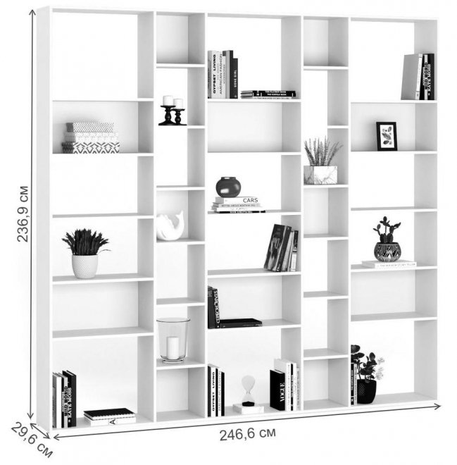 Стеллаж Алстар-28 дуб сонома