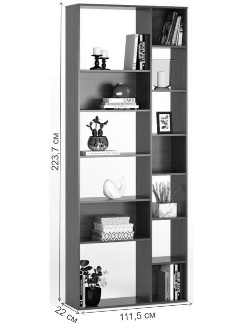 Стеллаж Алстар-2 черный