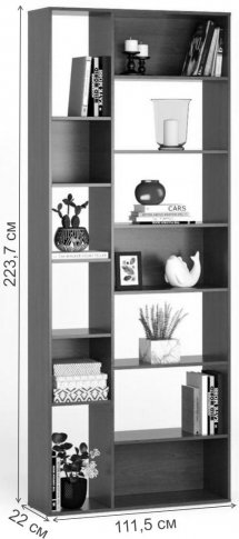 Стеллаж Алстар-2 МХ черный