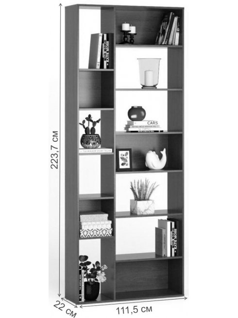 Стеллаж Алстар-2 МХ вишня