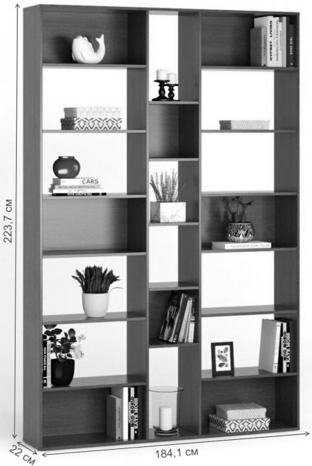 Стеллаж Алстар-4 МХ белый