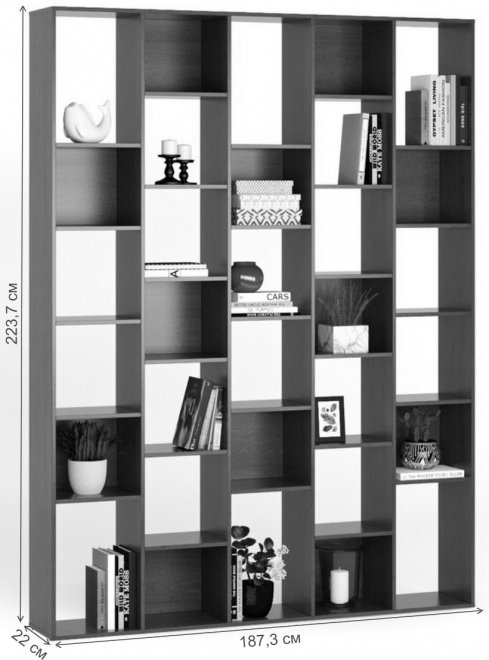 Стеллаж Алстар-5 вишня