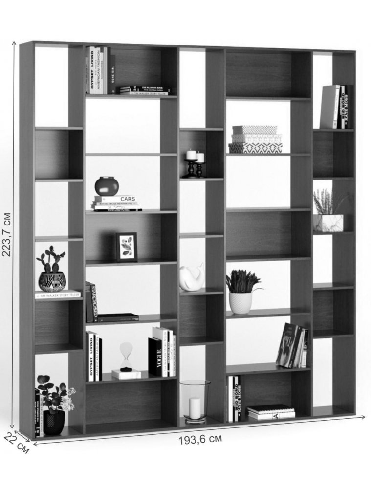 Стеллаж Алстар-7 черный