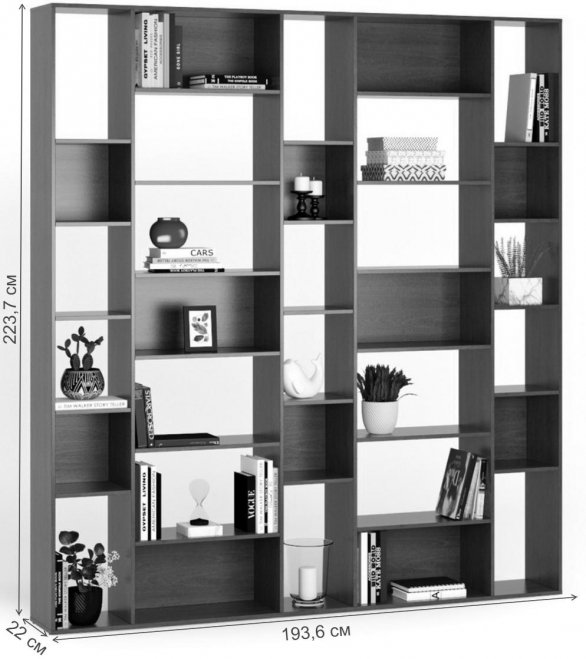 Стеллаж Алстар-7 венге