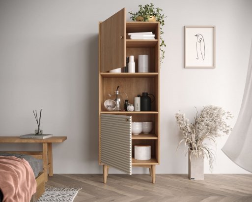 Стеллаж Баббл (Bubbles) BBL07S Орех