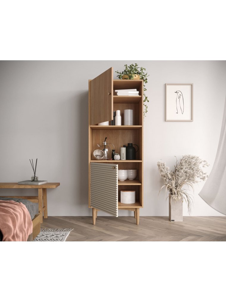 Стеллаж Баббл (Bubbles) BBL07S Орех